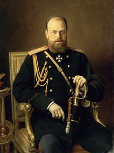 Retrato do imperador Alexandre III (1845-94) 1886